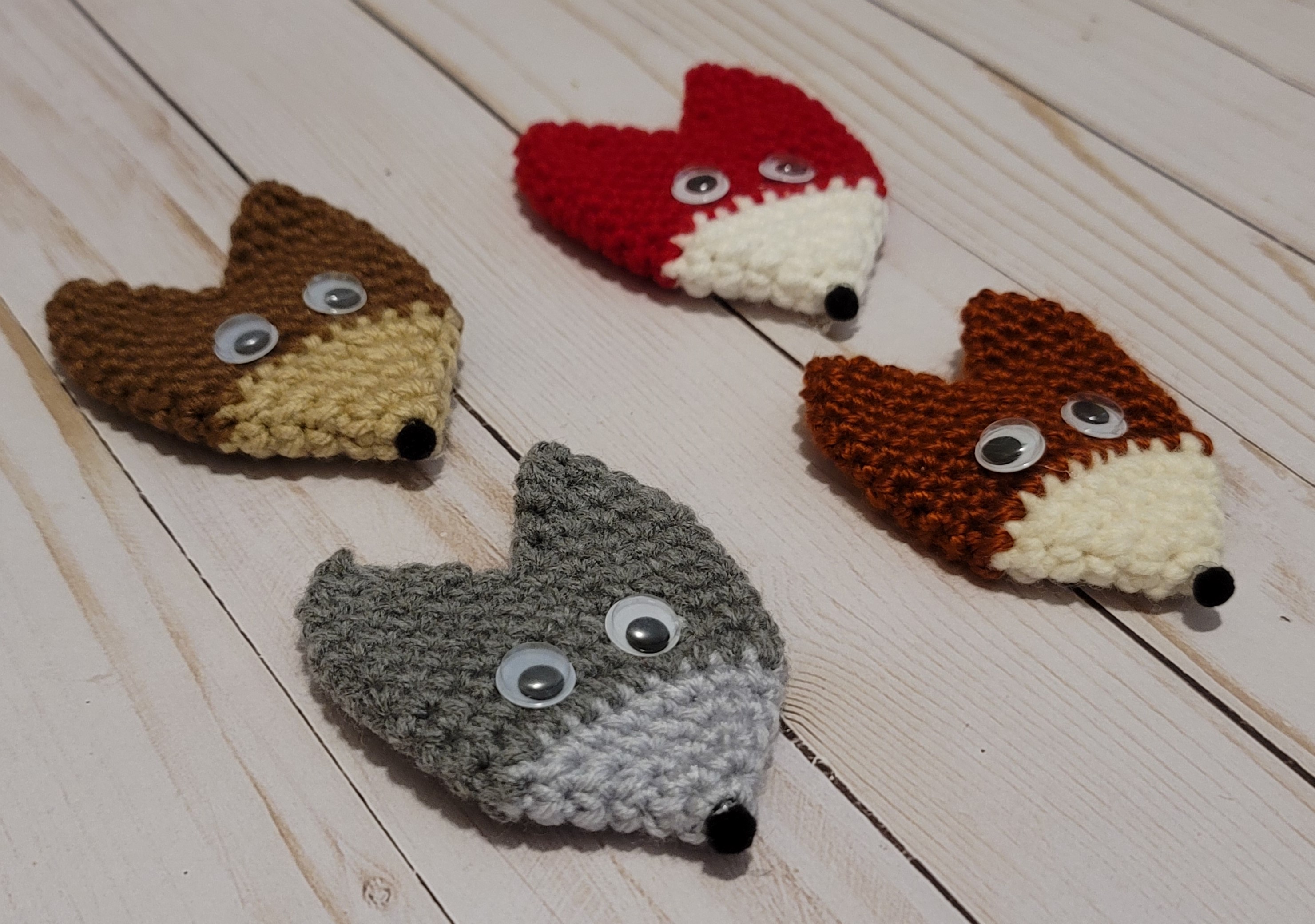 Fox ornament crochet pattern