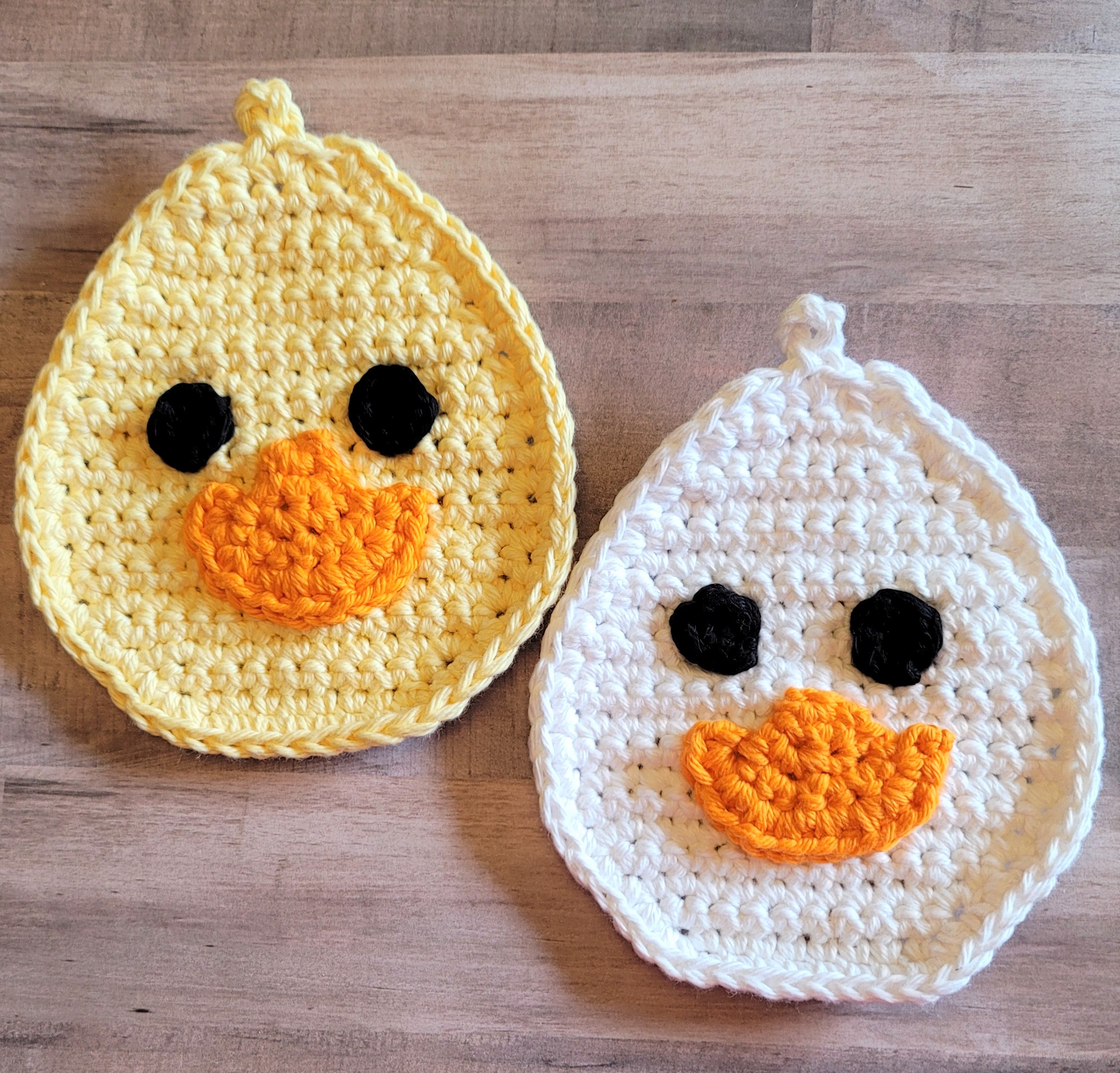 Duck Potholder Crochet Pattern