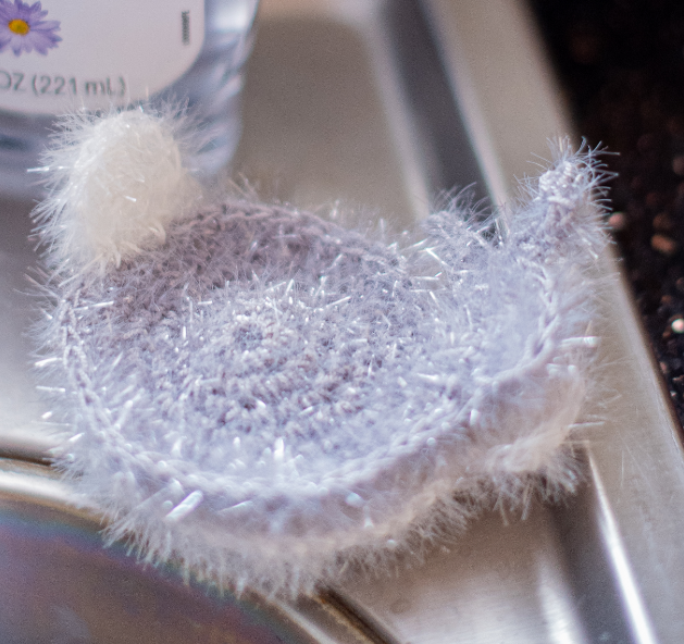 bunny dish scrubby