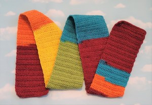 rainbow scarf