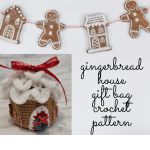 gingerbread house gift bag