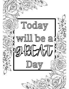 great day coloring page